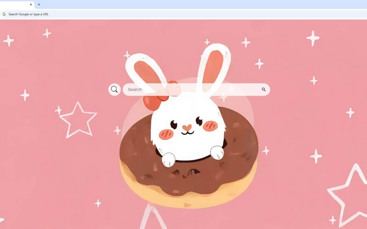 Cute Rabbit Kawaii Food Live Wallpaper